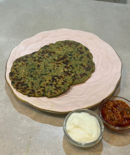 Methi Bajra Dhebra | Gujarati Bajra Methi Paratha | Bajra Flatbread with Fenugreek | Winter Special Dhebra — recipe by Renu Dalal
